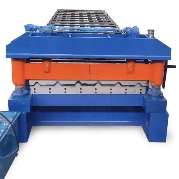⁦Roofing Sheet Roll Forming Machine Color Steel Corrugated Iron Sheet Roofing Tile Making Machine⁩ - الصورة ⁦4⁩