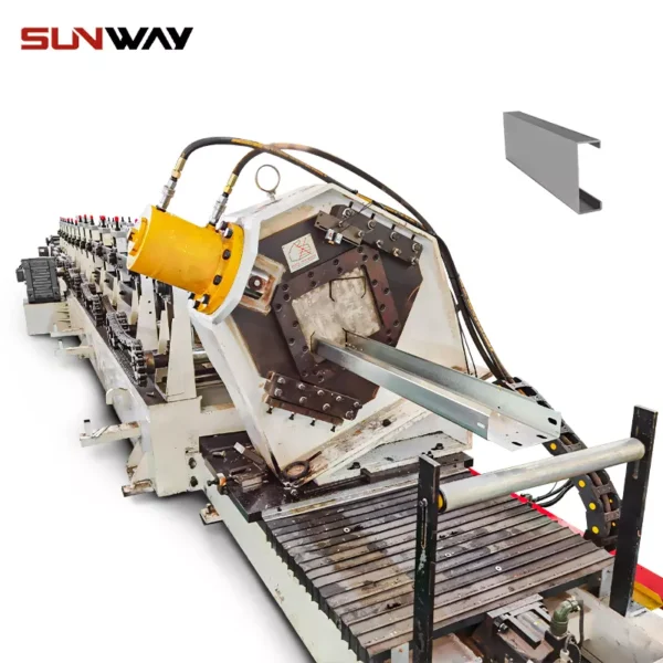 ⁦PV Mounting Bracket C Shape Profile Roll Forming Machine⁩ - الصورة ⁦3⁩