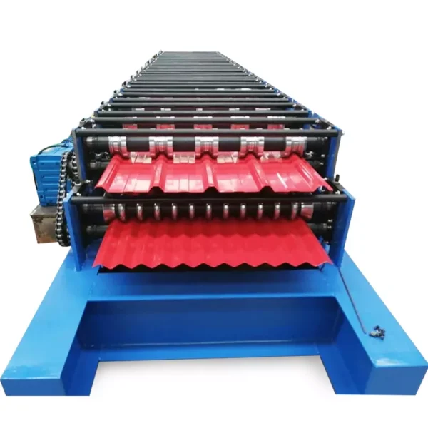 ⁦Double Layer Roll Forming Machine Roofing Sheets Machine Roof Sheet Making Machine⁩ - الصورة ⁦2⁩
