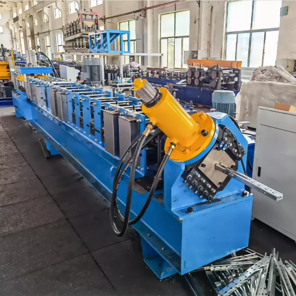 ⁦C Section Bracing Omega Storage Rack Upright Post Roll Forming Machine⁩ - الصورة ⁦2⁩